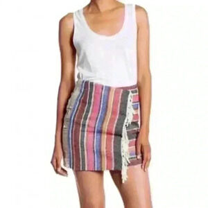 Sandro Skirt Mini  Multicolor Sz 1